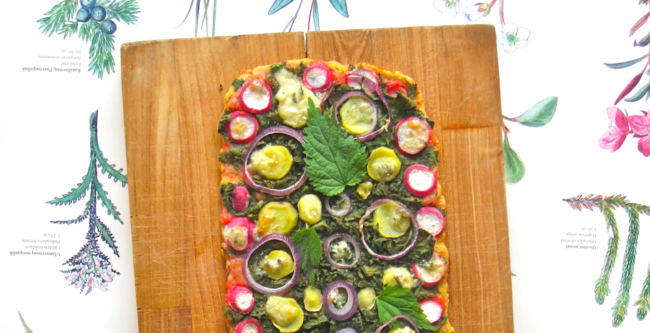 Naturmad - pizza med urter