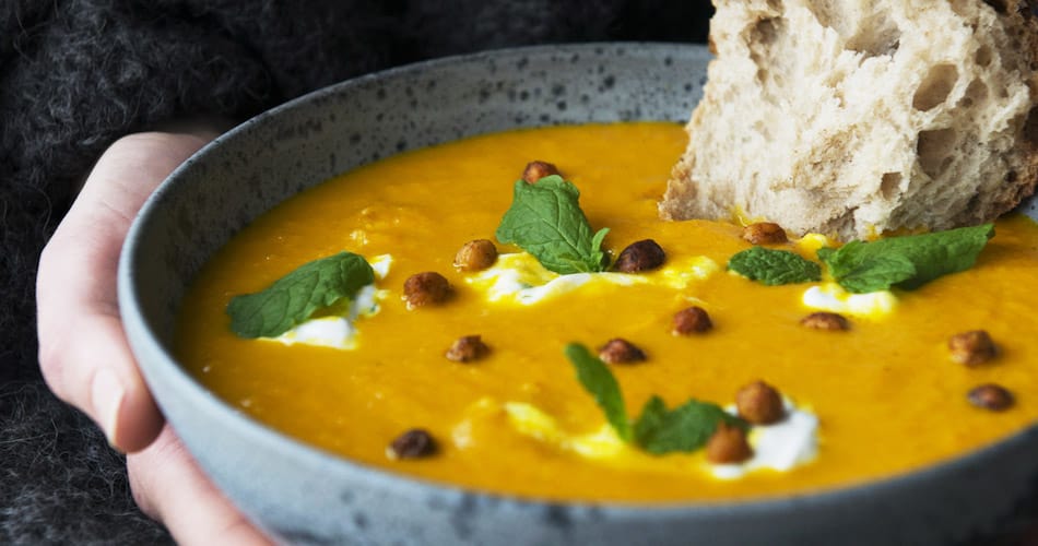 Cremet gulerodssuppe