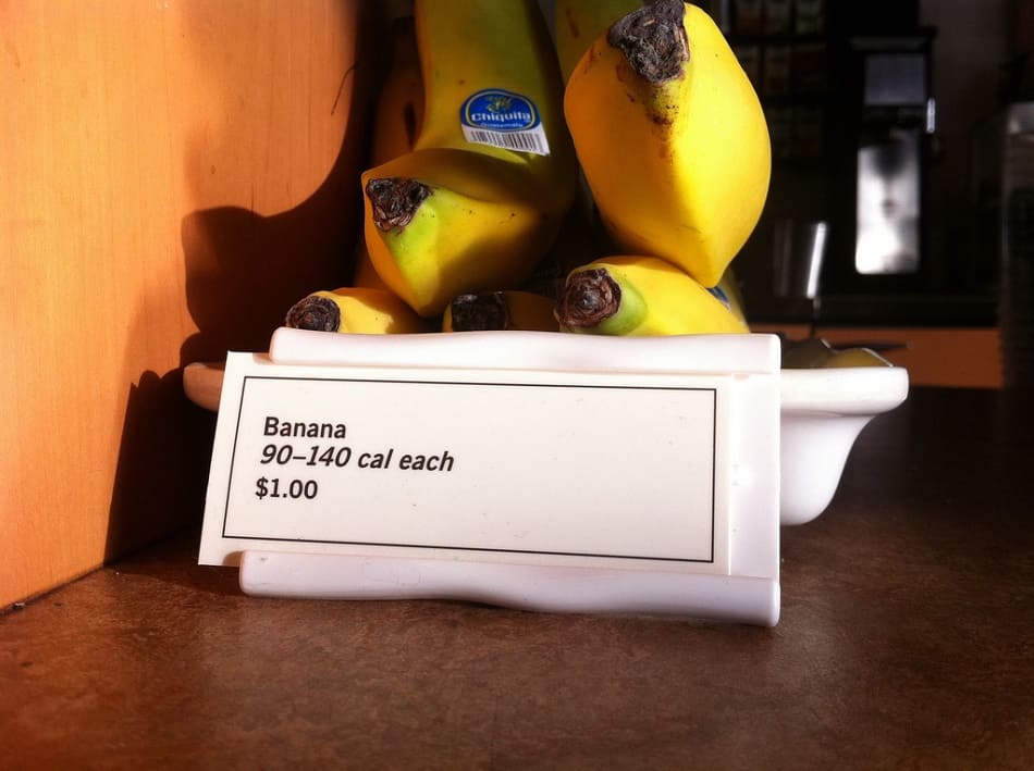 banan bananer kalorier kalorietælling
