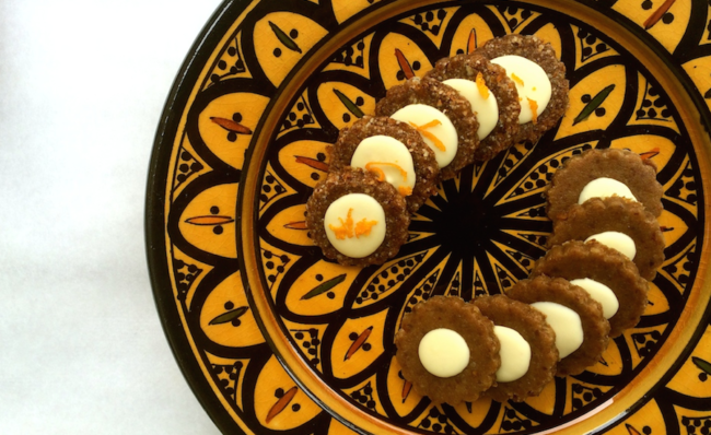marrokanske mandelkager med orangeblomst opskrift dessert kage