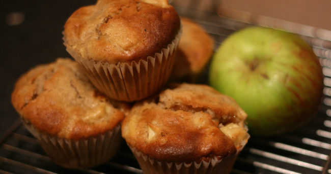 muffins æblemuffins sunde muffins