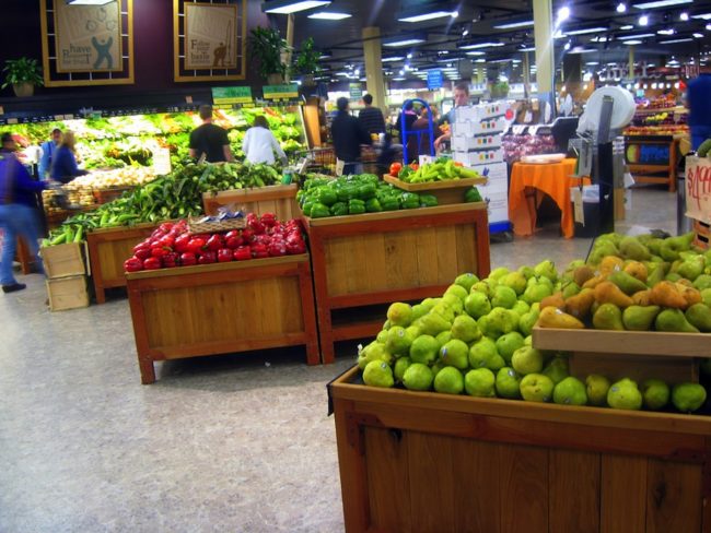 supermarked grøntafdeling nudging