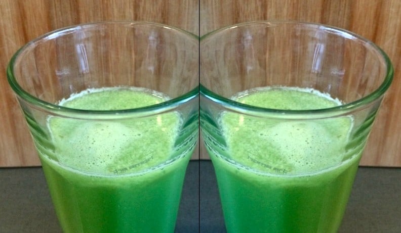 sund grøn juice der smager godt